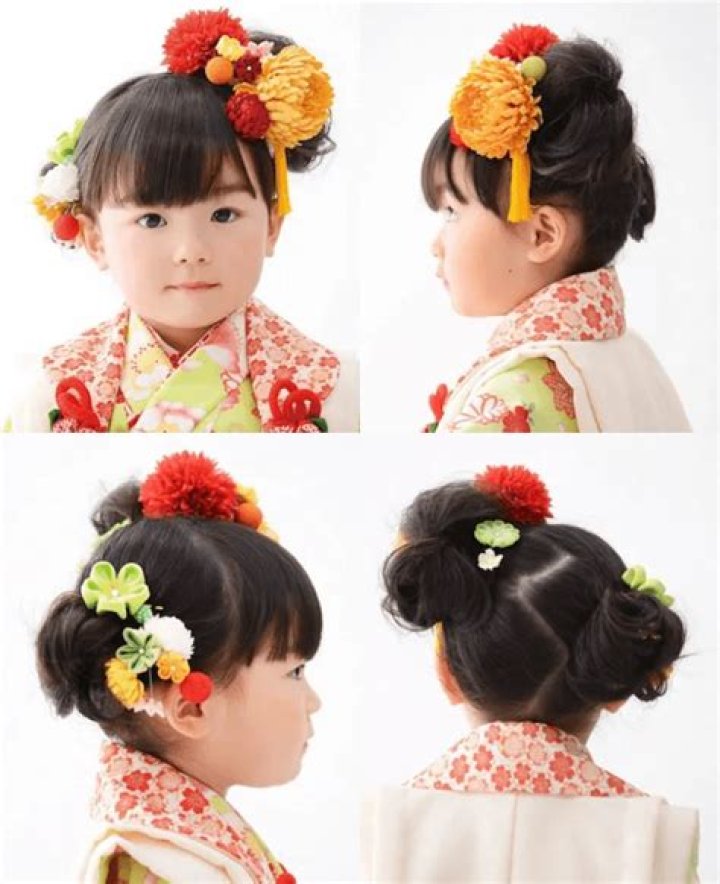 3 歳 女の子 七五三 髪型