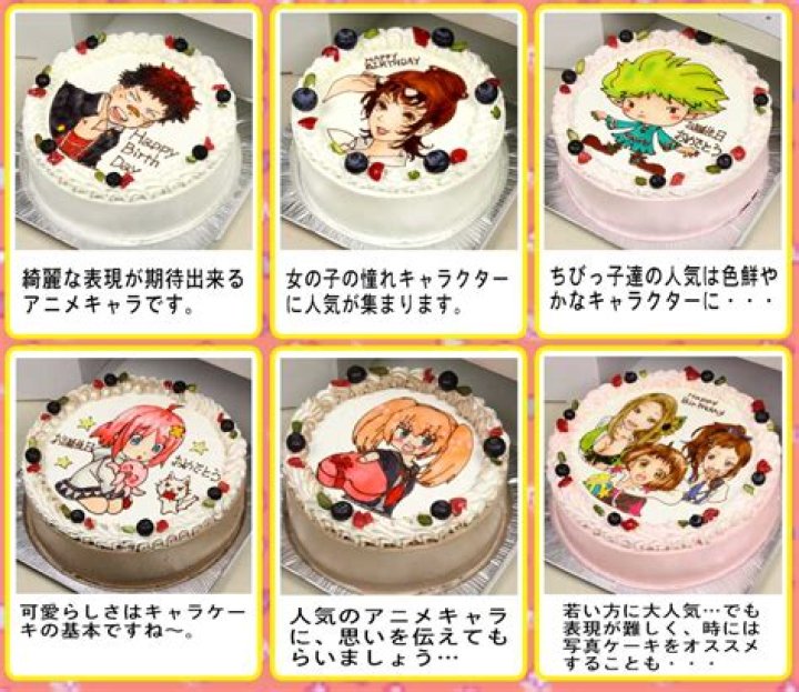 キャラクター ケーキ 広島